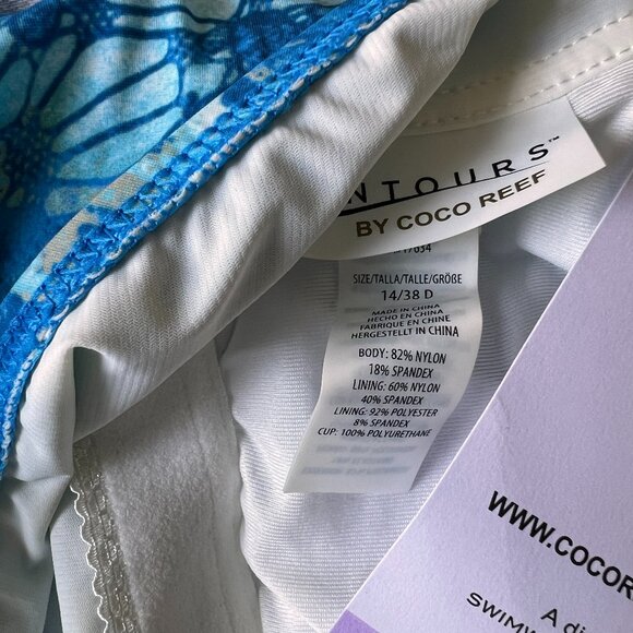 NWT Contours by Coco Reef Shapemaker Swimwear One Piece Size 14 (38) - Picture 11 of 11